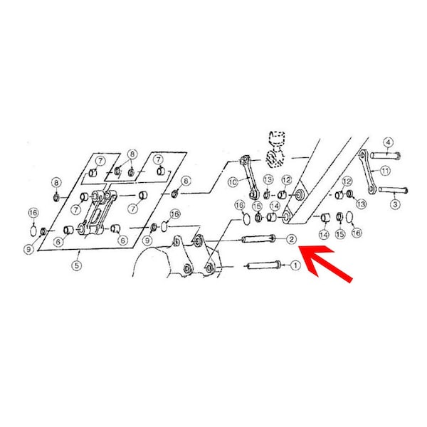 Aftermarket 153741A1 New Fits Caterpillar Fits CAT Backhoe Pin 9030B BAN90-0088 - main